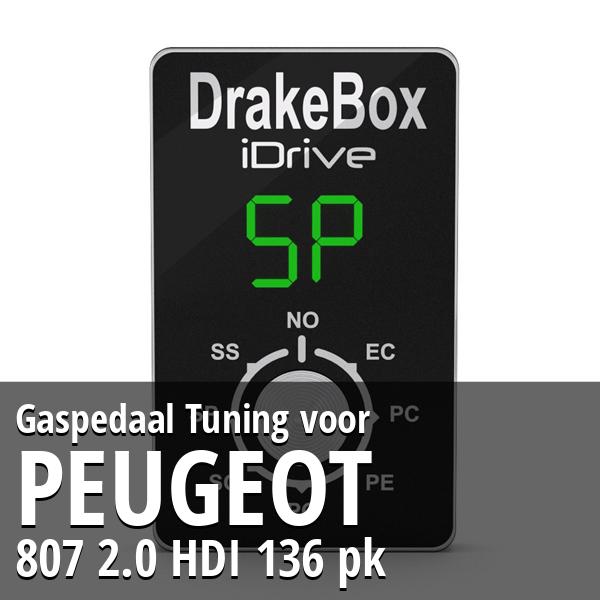 Gaspedaal Tuning Peugeot 807 2.0 HDI 136 pk