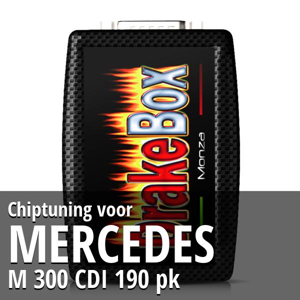 Chiptuning Mercedes M 300 CDI 190 pk