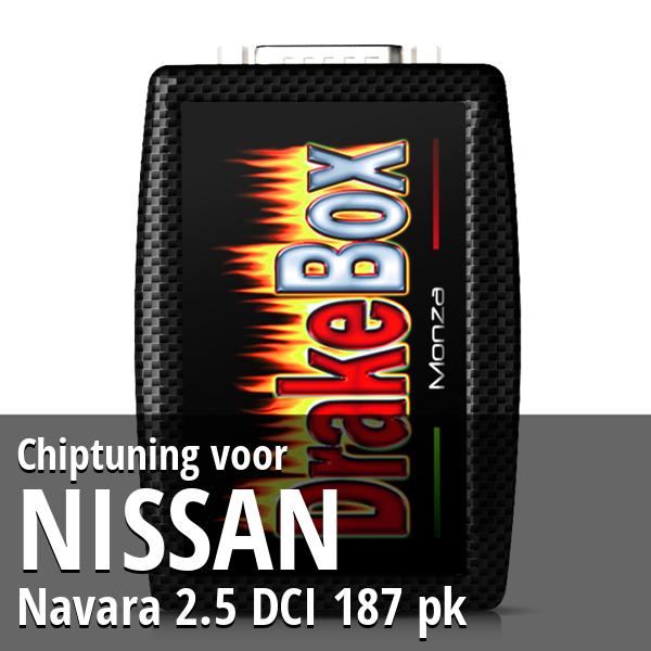 Chiptuning Nissan Navara 2.5 DCI 187 pk