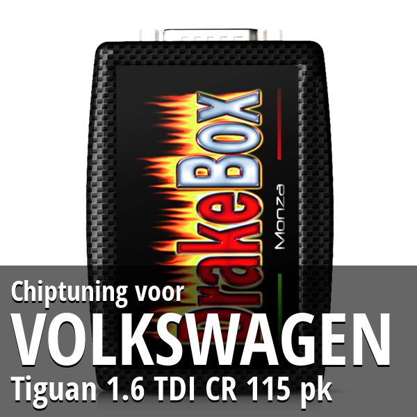 Chiptuning Volkswagen Tiguan 1.6 TDI CR 115 pk